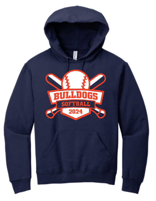 MS Softball Hooded Sweatshirt - 18500 Gildan